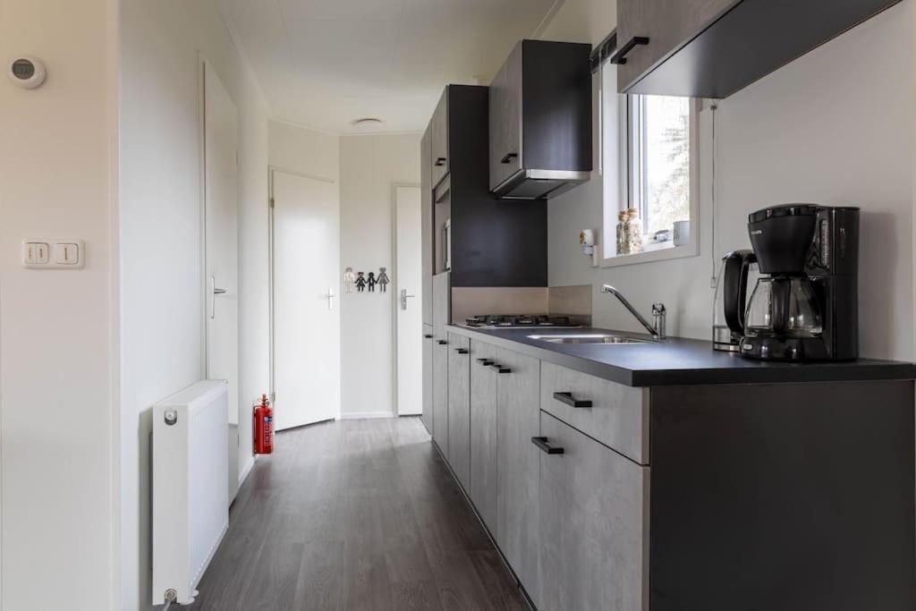 Gezellig Modern Chalet Midden Op De Veluwe Epe Dış mekan fotoğraf