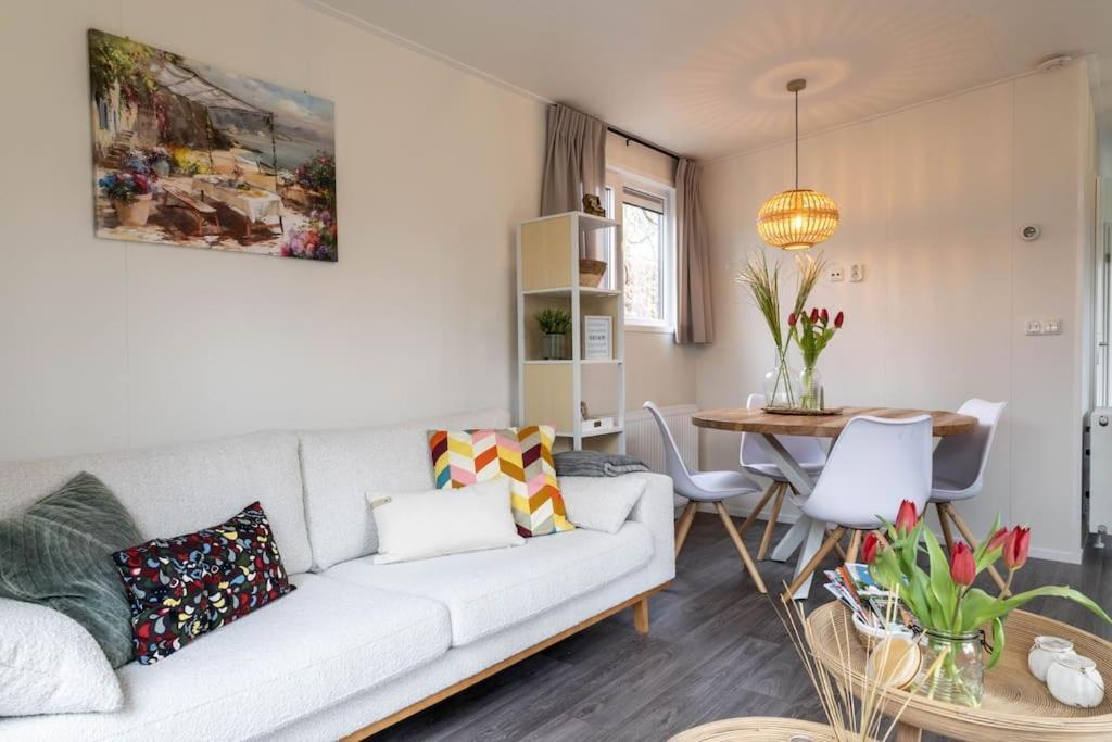 Gezellig Modern Chalet Midden Op De Veluwe Epe Dış mekan fotoğraf